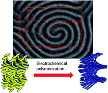 Graphical abstract: Synthesis and characterization of a novel donor–acceptor–donor chiral inducer and its application in electrochemical polymerization