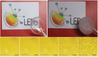 Graphical abstract: Improved transparency switching in paraffin–PDMS composites