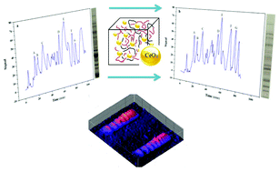 Graphical abstract: Embedded ceria nanoparticles in gel improve electrophoretic separation: a preliminary demonstration