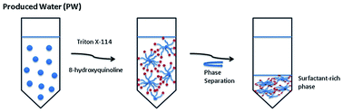 Graphical abstract: Determination of cadmium, cobalt, copper, lead, nickel and zinc contents in saline produced water from the petroleum industry by ICP OES after cloud point extraction