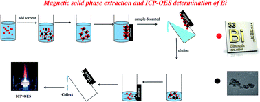 Graphical abstract: Determination of trace Bi by ICP-OES after magnetic solid phase extraction with fullerene C60 modified γ-Fe2O3 superparamagnetic iron oxide nanoparticles