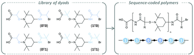 Graphical abstract: Convergent synthesis of digitally-encoded poly(alkoxyamine amide)s