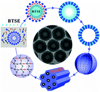 Graphical abstract: A one-step synthesis of hollow periodic mesoporous organosilica spheres with radially oriented mesochannels