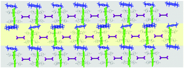 Graphical abstract: Formation of a highly-ordered rigid multichromophoric 3D supramolecular network by combining ionic and coordination-driven self-assembly