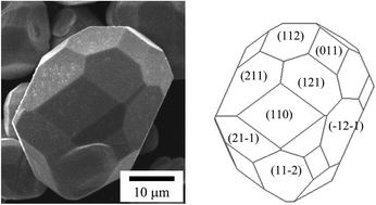 Graphical abstract: Low-temperature growth of idiomorphic cubic-phase Li7La3Zr2O12 crystals using LiOH flux