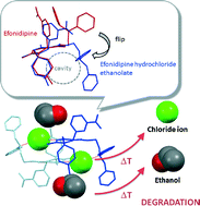 Graphical abstract: Developmental considerations for ethanolates with regard to stability and physicochemical characterization of efonidipine hydrochloride ethanolate