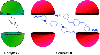 Graphical abstract: Gadolinium(iii)-mediated multi-component confinement of imidazolium cations in p-sulfonated calix[4]arene