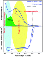 Graphical abstract: The role of surface oxygenated-species and adsorbed hydrogen in the oxygen reduction reaction (ORR) mechanism and product selectivity on Pd-based catalysts in acid media