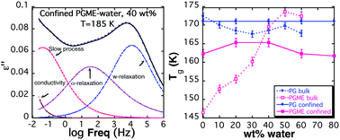 Graphical abstract: Dynamics of aqueous binary glass-formers confined in MCM-41