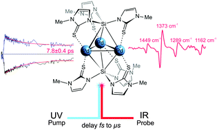Graphical abstract: Time-resolved IR spectroscopy of a trinuclear palladium complex in solution