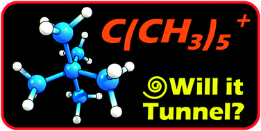 Graphical abstract: On the tunneling instability of a hypercoordinated carbocation