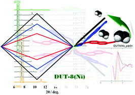 Graphical abstract: Exceptional adsorption-induced cluster and network deformation in the flexible metal–organic framework DUT-8(Ni) observed by in situ X-ray diffraction and EXAFS