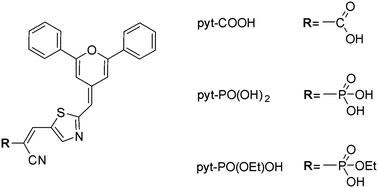 Graphical abstract: Phosphonic anchoring groups in organic dyes for solid-state solar cells