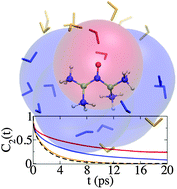 Graphical abstract: On the slowdown mechanism of water dynamics around small amphiphiles