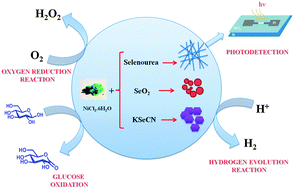 Graphical abstract: The effect of structural dimensionality on the electrocatalytic properties of the nickel selenide phase