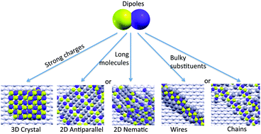 Graphical abstract: Fundamental aspects in surface self-assembly: theoretical implications of molecular polarity and shape