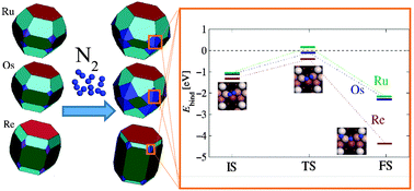 Graphical abstract: On the origin of high activity of hcp metals for ammonia synthesis