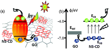 Graphical abstract: Graphene oxide/carbon dot composite: a new photoelectrode material for photocurrent response enhancement