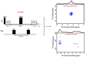 Graphical abstract: Two-dimensional proton-detected 35Cl/1H correlation solid-state NMR experiment under fast magic angle sample spinning: application to pharmaceutical compounds