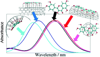 Graphical abstract: Flavonol–carbon nanostructure hybrid systems: a DFT study on the interaction mechanism and UV/Vis features