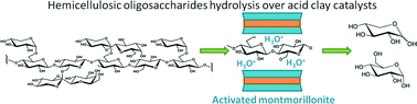 Graphical abstract: Acid-modified clays as green catalysts for the hydrolysis of hemicellulosic oligosaccharides