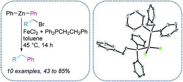 Graphical abstract: Iron catalysed Negishi cross-coupling using simple ethyl-monophosphines
