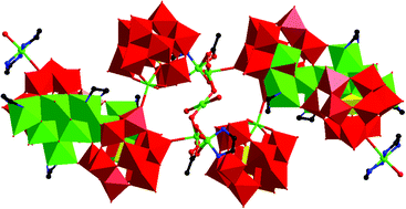 Graphical abstract: A novel poly(polyoxometalate) built by {Cu9}/{Cu5} clusters and {PW9}/{PW10}/{PW11} lacunary fragments