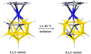 Graphical abstract: Reduction-induced facile isomerisation of metallacarboranes: synthesis and crystallographic characterisation of 4-Cp-4,1,2-closo-CoC2B9H11