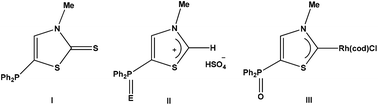 Graphical abstract: Synthesis and reactions of C-phosphanylated thiazol-2-thiones