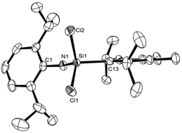 Graphical abstract: Base-stabilized silaimine and its donor-free dimer derived from the reaction of NHC-supported silylene with SiCl4