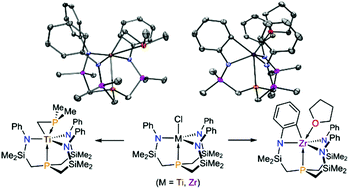 Graphical abstract: Cyclometalated titanium and zirconium complexes stabilised by a new silylmethylene-linked tetradentate triamidophosphine