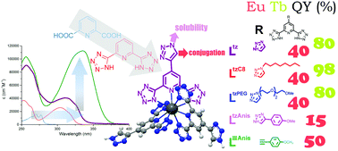 Graphical abstract: Versatile pyridine-2,6-bis-tetrazolate scaffolds for the formation of highly luminescent lanthanide complexes