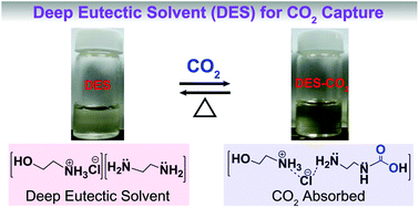 Graphical abstract: Deep eutectic solvents as attractive media for CO2 capture