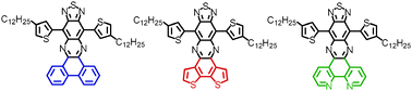 Graphical abstract: Strengthening the acceptor properties of thiadiazoloquinoxalines via planarization