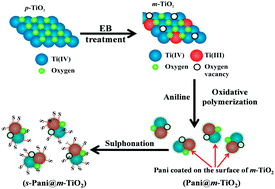 Graphical abstract: Electrically conductive polyaniline sensitized defective-TiO2 for improved visible light photocatalytic and photoelectrochemical performance: a synergistic effect
