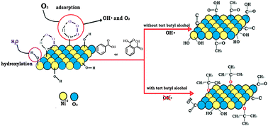 Graphical abstract: Efficient mineralization of benzoic and phthalic acids in water by catalytic ozonation using a nickel oxide catalyst