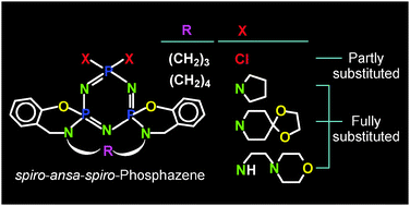 Graphical abstract: Syntheses, structural characterization and biological activities of spiro-ansa-spiro-cyclotriphosphazenes