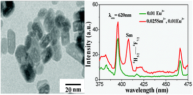 Graphical abstract: Reddish-orange-emitting and paramagnetic properties of GdVO4:Sm3+/Eu3+ multifunctional nanomaterials