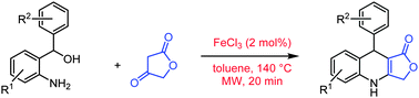 Graphical abstract: Catalytic one-pot microwave assisted synthesis of 4-azapodophyllotoxin derivatives and rational design of experiment