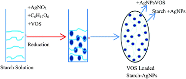 Graphical abstract: Facile formulation of starch–silver-nanoparticle encapsulated dichlorvos and chlorpyrifos for enhanced insecticide delivery