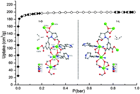Graphical abstract: A pair of homochiral porous metal–organic frameworks with a helical metal-carboxylate layer