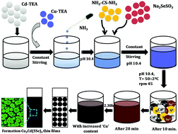 Graphical abstract: Photocurrent enhancement in a Cu2Cd(SSe)2 photoanode synthesized via an arrested precipitation route