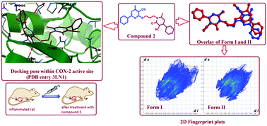 Graphical abstract: Polymorphic study and anti-inflammatory activity of a 3-cyano-2-pyridone based flexible model