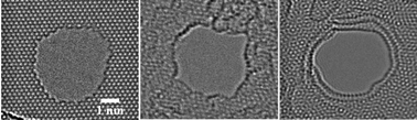 Graphical abstract: Controlled formation of closed-edge nanopores in graphene