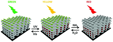 Graphical abstract: A dual-stimuli-responsive fluorescent switch ultrathin film