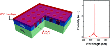 Graphical abstract: Colloidal quantum dot lasers built on a passive two-dimensional photonic crystal backbone