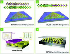 Graphical abstract: Fundamentals of lateral and vertical heterojunctions of atomically thin materials