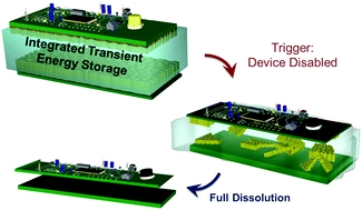 Graphical abstract: Ultrafast triggered transient energy storage by atomic layer deposition into porous silicon for integrated transient electronics