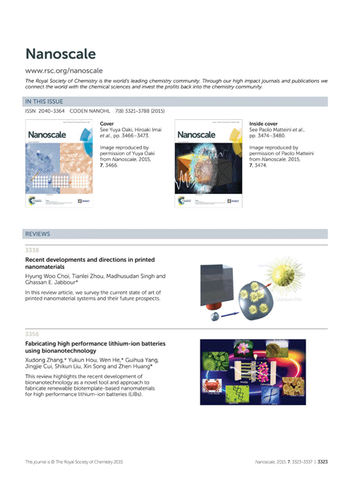 Contents list