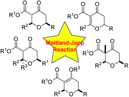 Graphical abstract: A Maitland–Japp inspired synthesis of dihydropyran-4-ones and their stereoselective conversion to functionalised tetrahydropyran-4-ones